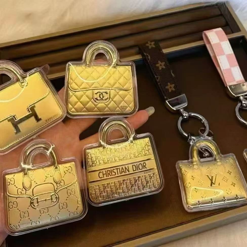Popular pure gold 999 high-end brand bag company annual meeting gift pendant 20mg factory direct delivery with quantity private chat