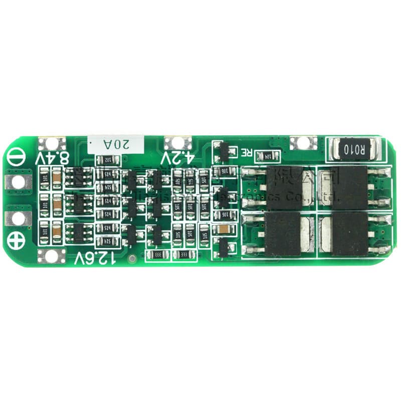 3S 11.1V 12V 12.6V 18650 Lithium Battery Charging Protection Board, Can Start Power Drill, 20A Current