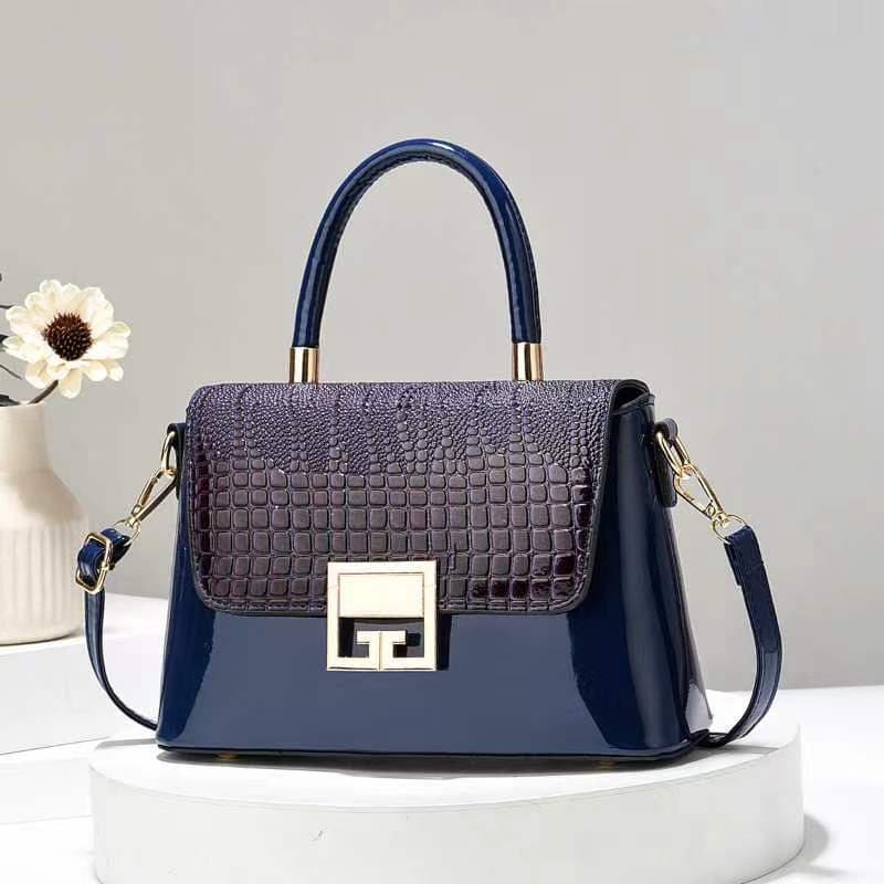 New style Xiaoxiangfeng women's bag, versatile cross-border trend, stone pattern bag cover, large capacity crossbody, single shoulder small square bag