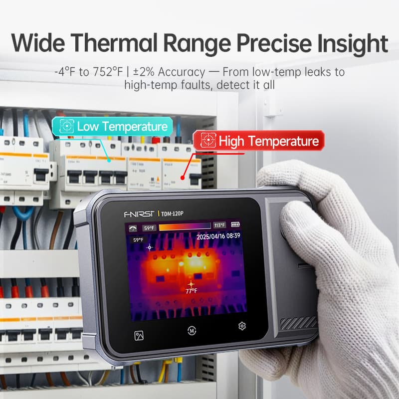 FNIRSI TDM-120P / TDM-120 Thermal Imaging Multimeter