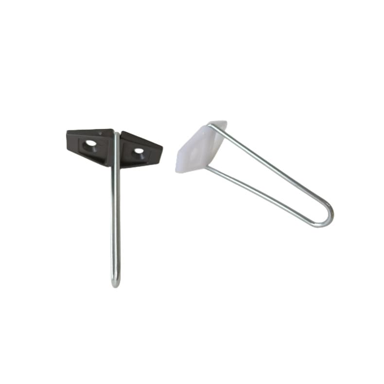 Black Diamond Stand Photo Frame Support, Aluminum Alloy Frame Fixed Support Corner Hardware Fittings, 3000 Pieces/Box
