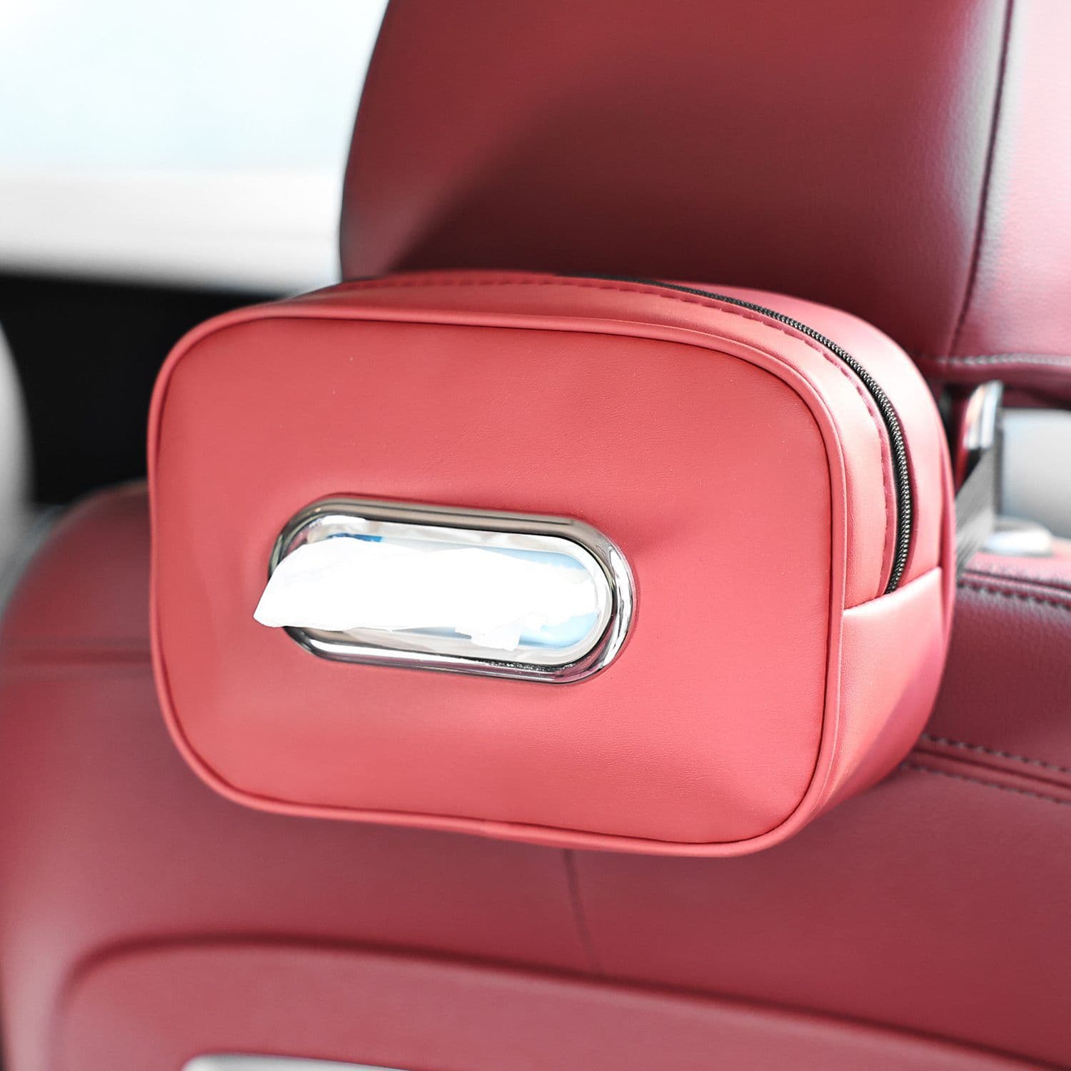 New Car Tissue Box Sun Visor Tissue Holder Seat Back Tissue Bag Armrest Tissue Pouch