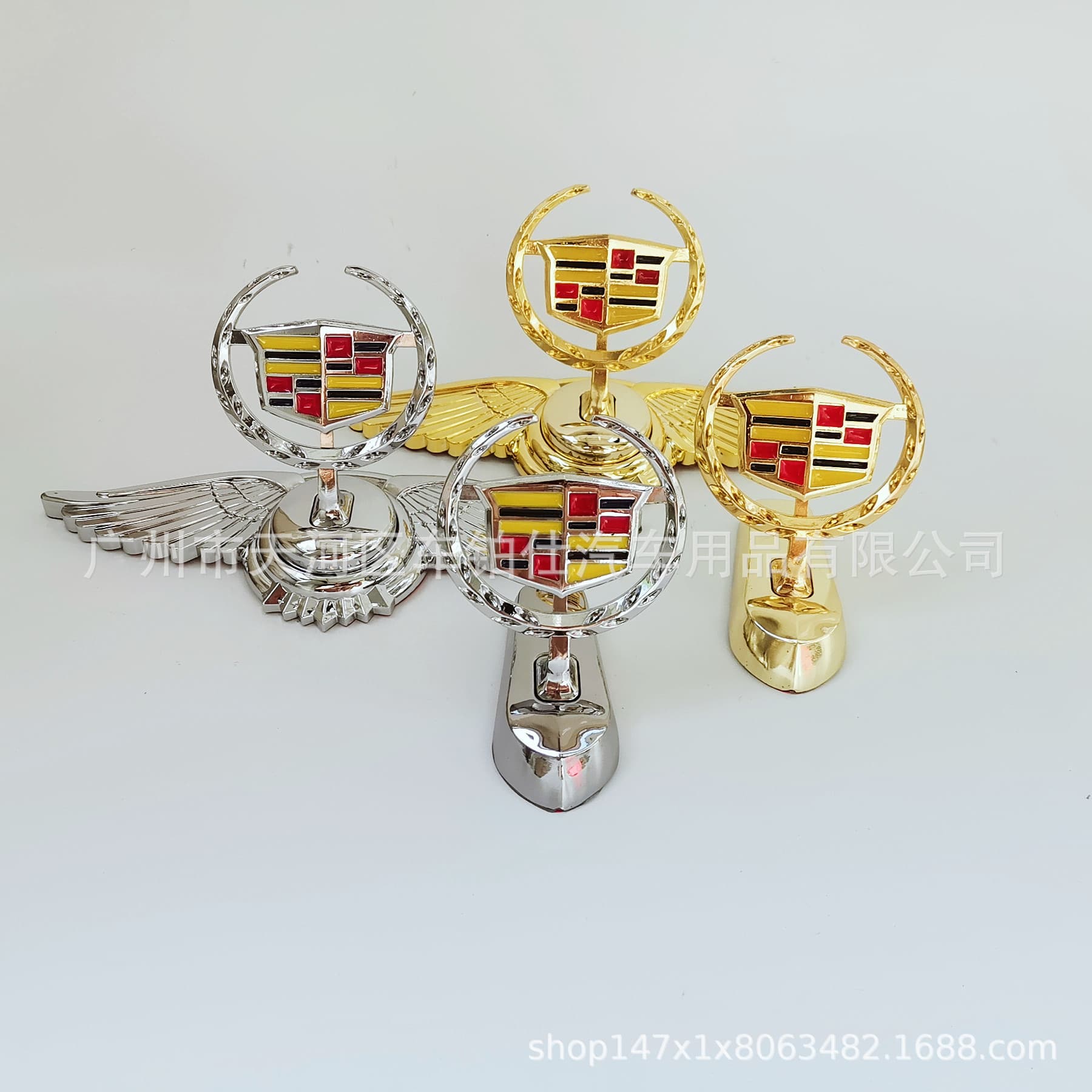 Compatible with Cadillac Emblem CT5/6 ATSL XTS XT4 XT5/6 Modified Decorative Hood Engine Cover Standing Logo