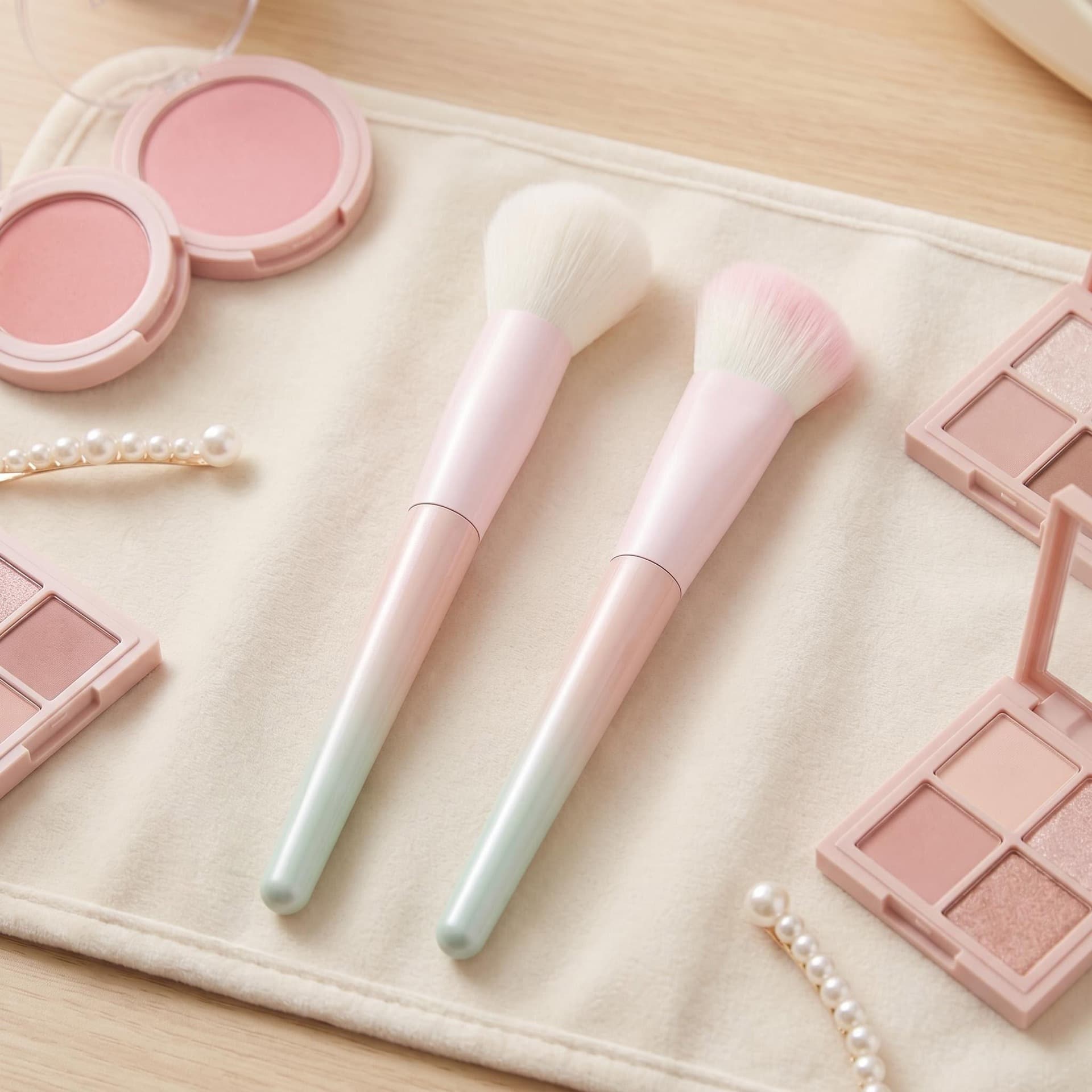 European and American Cross-Border Single Makeup Brush Gradient Round Head Contour Brush Powder Brush Blush Brush Makeup Tool
