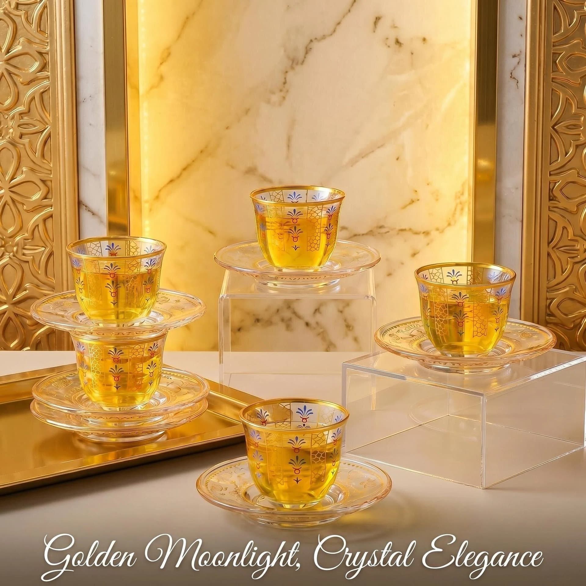 Thickened Heat-Resistant Glass Kung Fu Tea Set Luxury Premium Home Transparent Tea Tasting Cup Set Direct from Factory