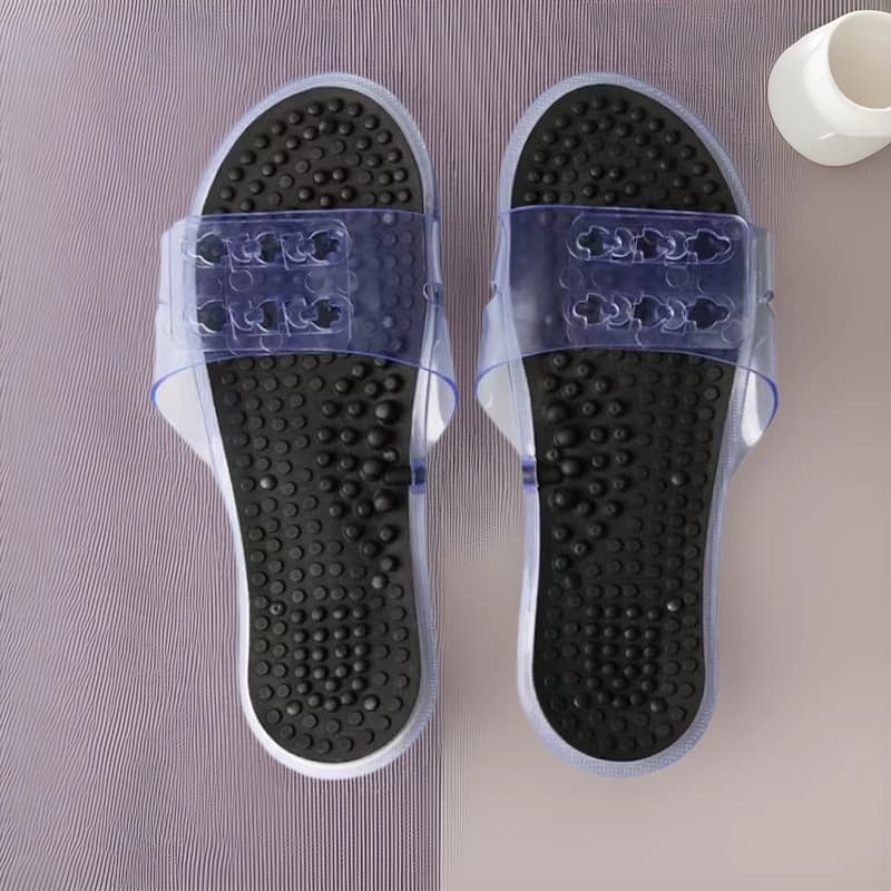 Transparent Electrode Massage Slippers Compatible with 2.0 Interface for Therapy/Electrical Stimulation Devices - Inquire with Seller When Ordering