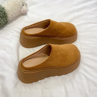 2026 Summer New Birkenstock Half Slippers Women's Thick Sole Heightening Casual Lazy Mules Birkenstock Shoes
