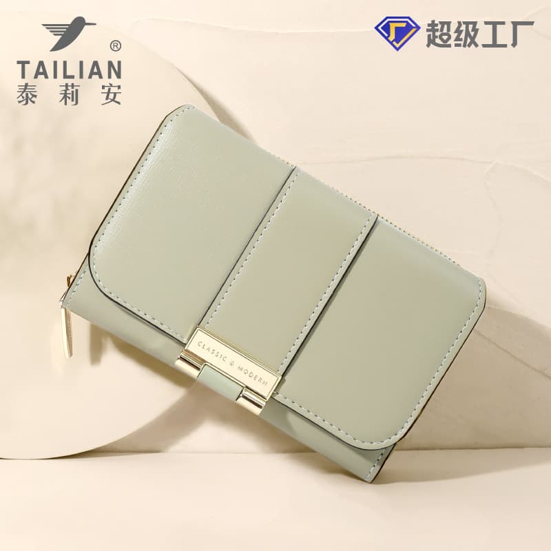Ladies Wallet Fashionable Long Zipper Clutch Bag Multi-card Slot Holder Leather Wallet For Women