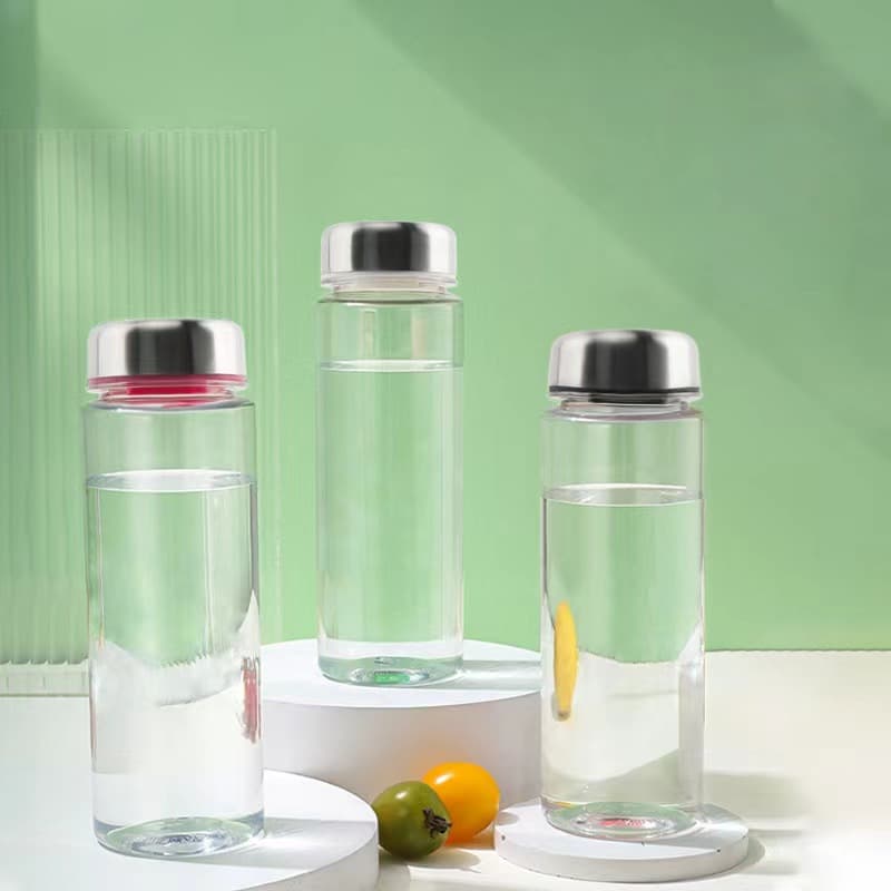 Simple Mybottle Transparent Plastic Water Bottle Outdoor Portable Sports Water Bottle Travel Cup Advertising Gift Cup Wholesale