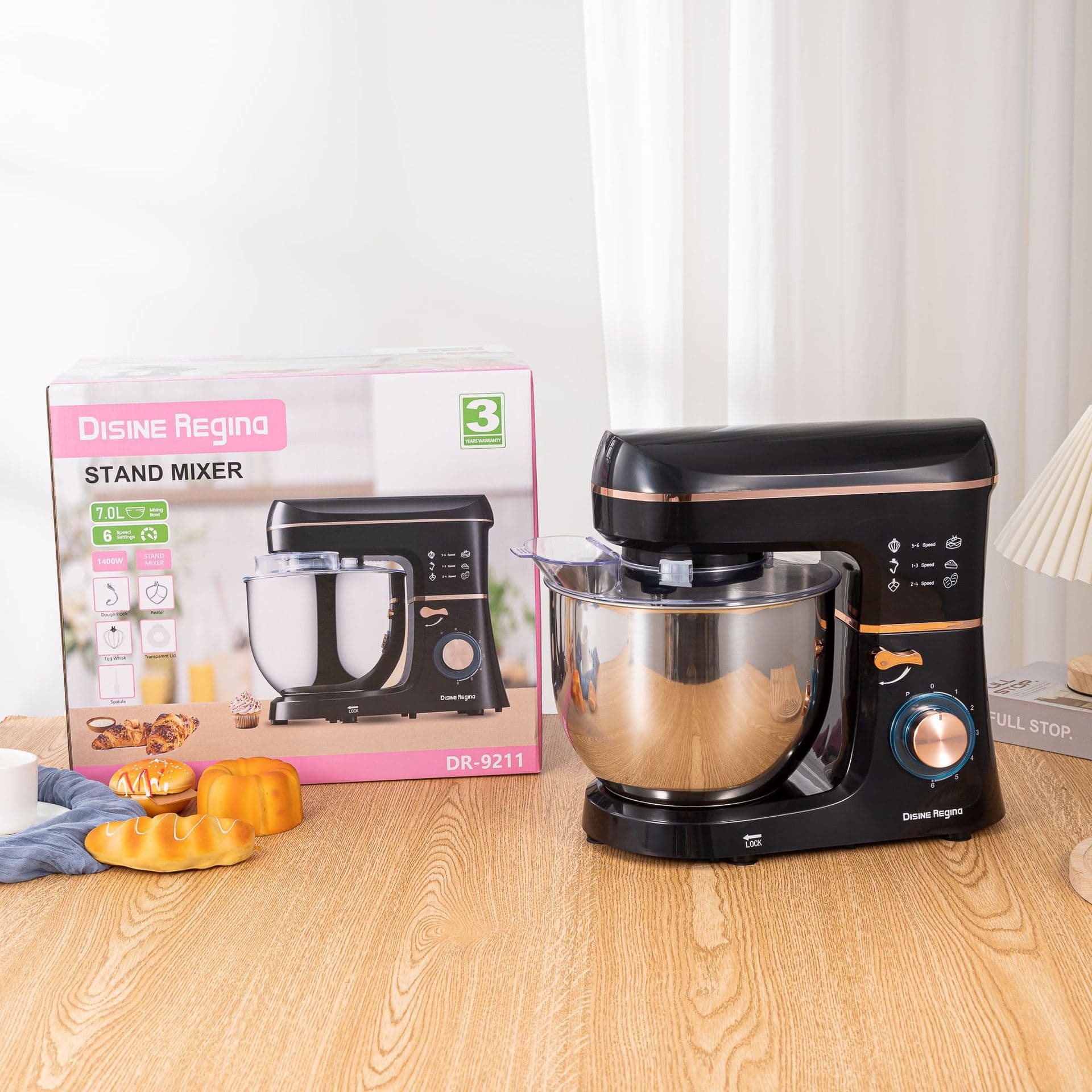Chef stand mixer household small kneading machine mixer mixer electric whipped cream wholesale