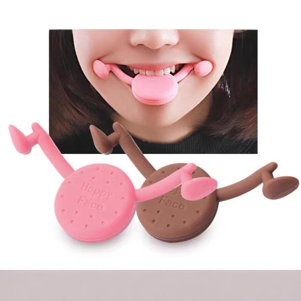 Japanese-style smile corrector, facial masseter muscle trainer, lip trainer, crooked smile trainer, V-shaped face, upturned corners of the mouth.