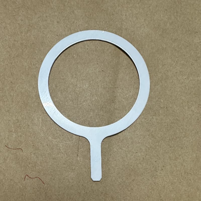 Silkscreen font clear magnetic ring for wireless charging magnetic attraction sheet Magsafe iron ring