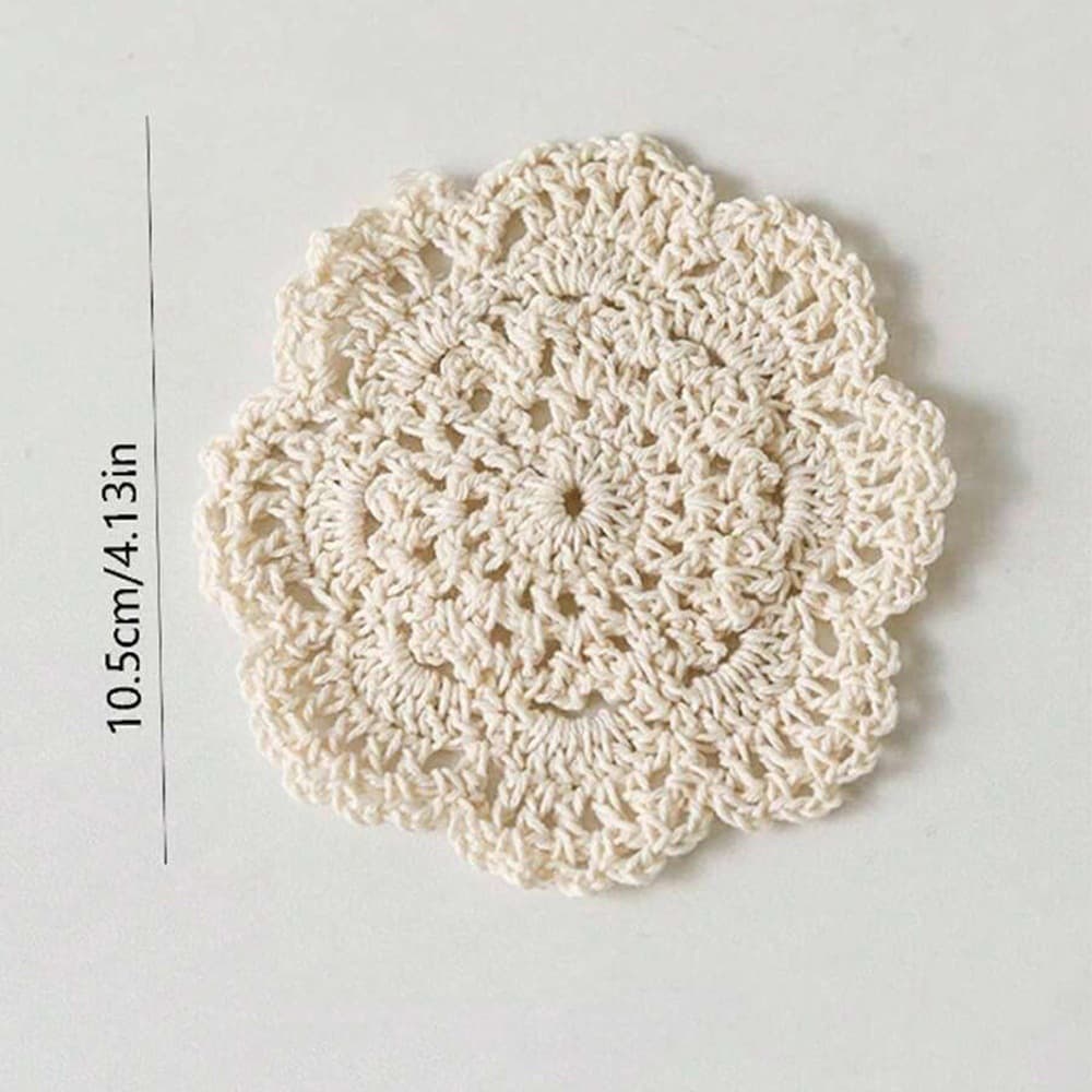 opp bag bag stickers handmade crochet plate mat cute multi-single flower 5g Amazon sound TEM shrimp supply