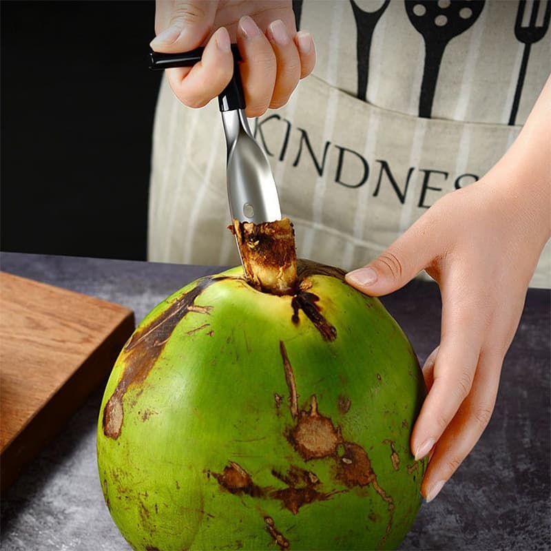 Stainless Steel Coconut Opener, Coconut Punch, Coconut Drill, Special Coconut Piercing Tool for Young Coconuts, Coconut Opening Tool