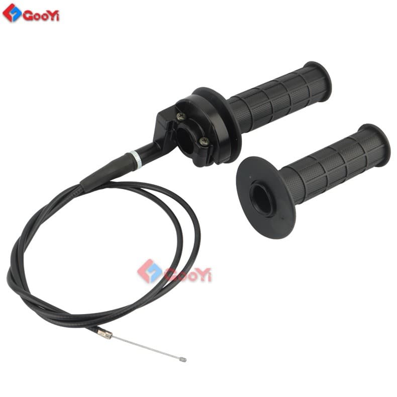 Dirt Bike ATV Beach Vehicle Parts 50CC-250CC Throttle Grip Assembly Throttle Cable Full Set