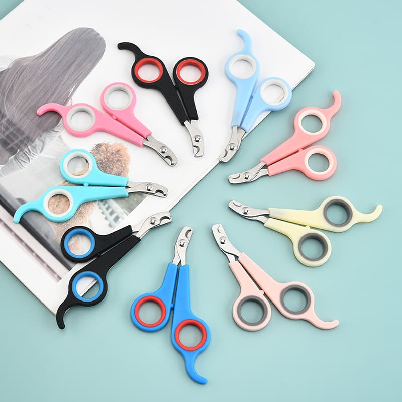 Factory Wholesale Stainless Steel Pet Nail Clippers Cat Nail Clippers Dog Nail Clippers Cat Dog Grooming Clean Small