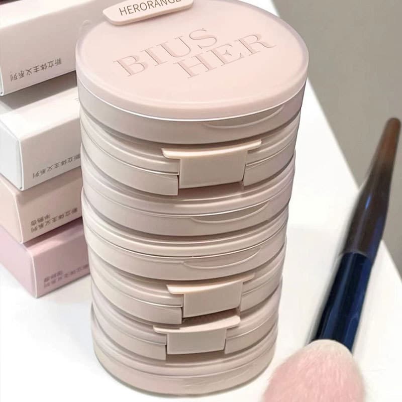 Little Sweetheart Flower Face Mist Blush Low Saturation Nude Makeup Natural Pure Desire Makeup Expanding Color Converging Color Monochrome Rouge