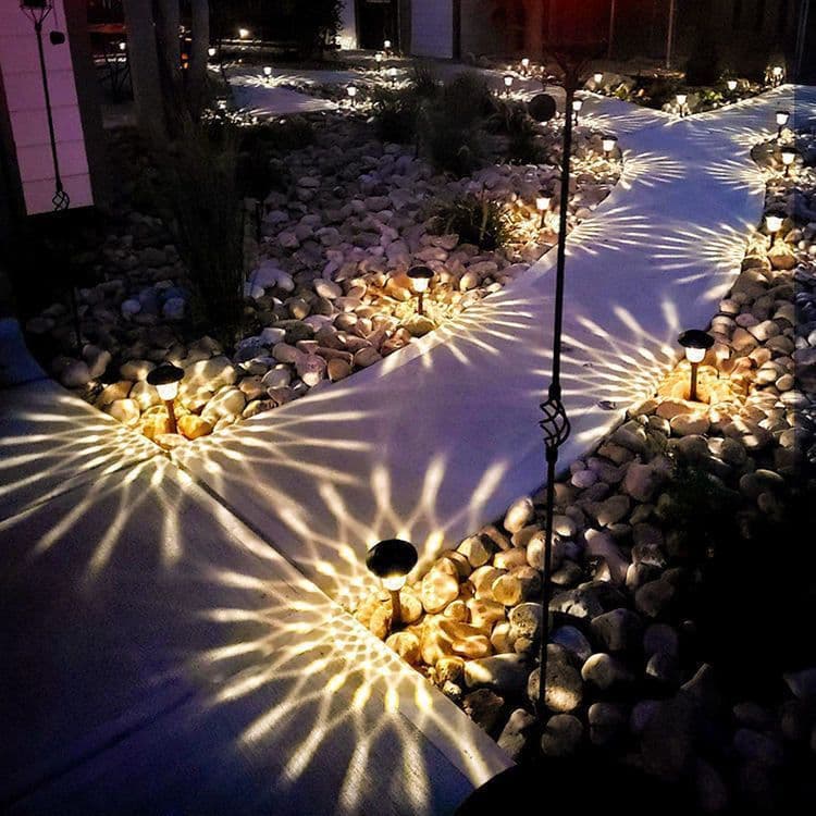 Solar Lawn Light Landscape Garden Decoration Outdoor Ground Insert Light Small Street Light Garden Villa Light