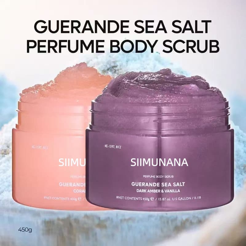 Cross-border TK Amazon Hot Product Body Moisturizing Scrub Exfoliating Bath Salt Scrub Salt Body Scrub
