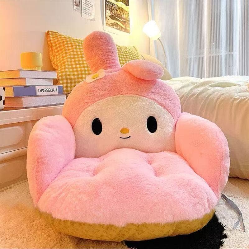 Cinnamoroll Tatami Cushion with Backrest, Floor Futon for Bedroom, Japanese Style Floor Cushion