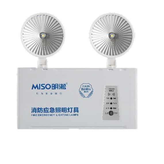Wall-mounted fire emergency light for foreign trade, combined safety exit light, new national standard fire lighting fixture