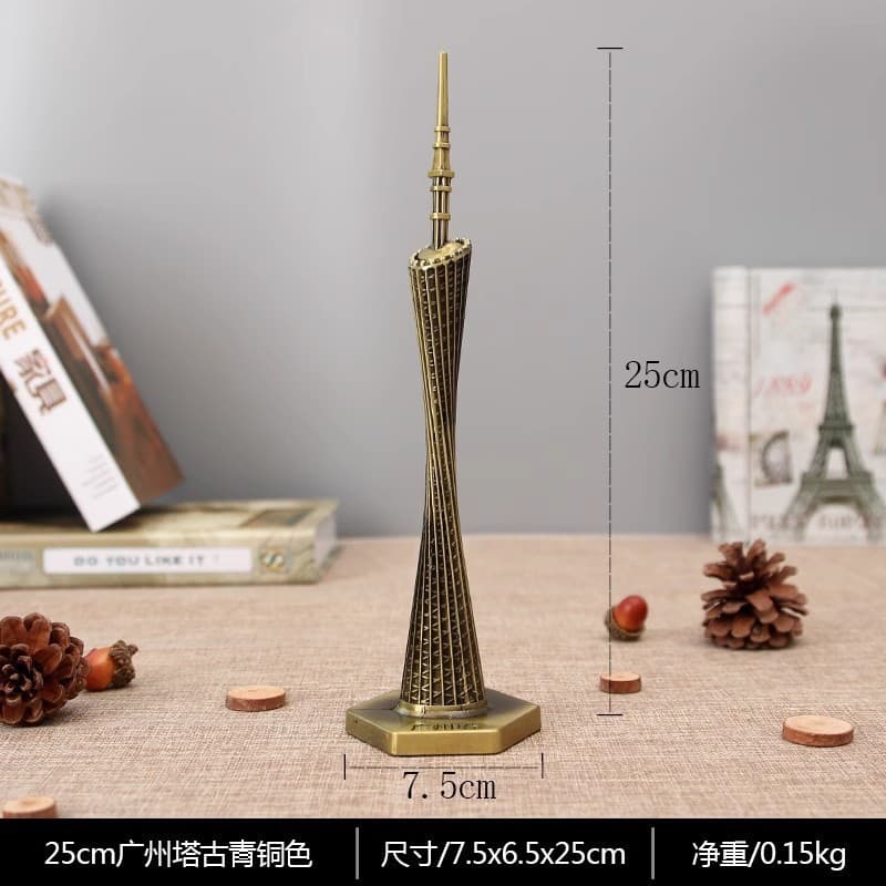Photography Paris Eiffel Tower Ornament Model Creative Decoration Craft Small Iron Tower Photo Shooting Background Prop