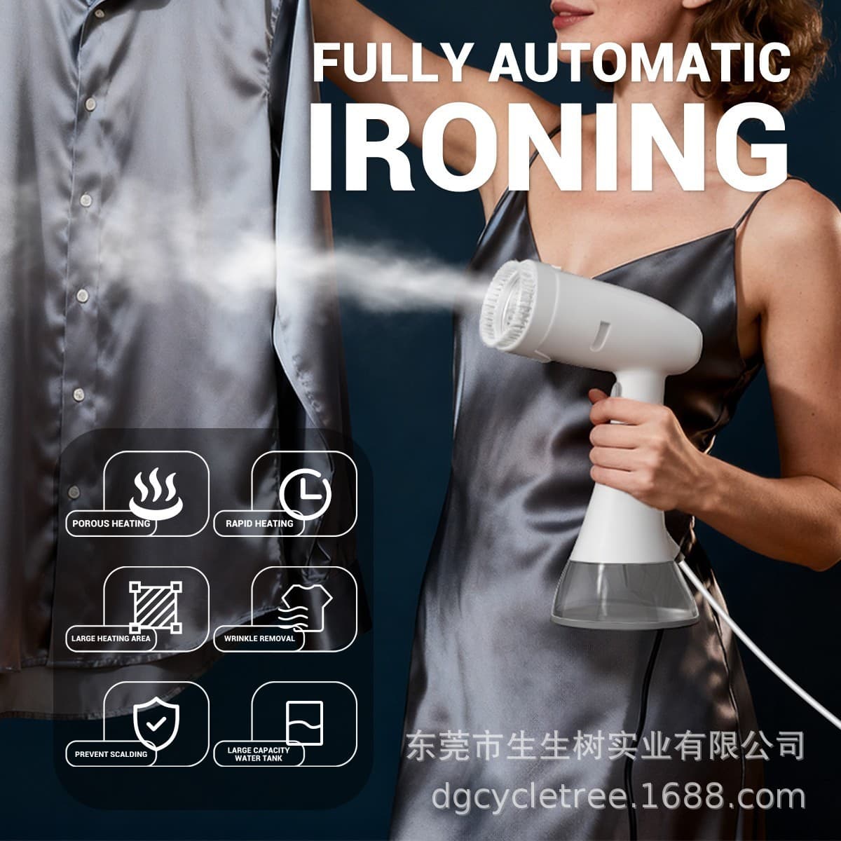 New cross-border handheld steamer, household portable folding steam iron, travel mini steam ironing machine