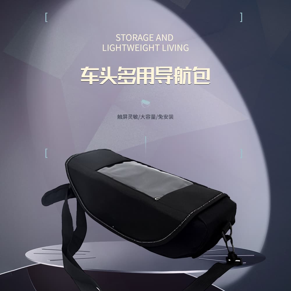 Universal motorcycle front bag suitable for Yamaha, BMW, Triumph, front hanging storage bag, source factory
