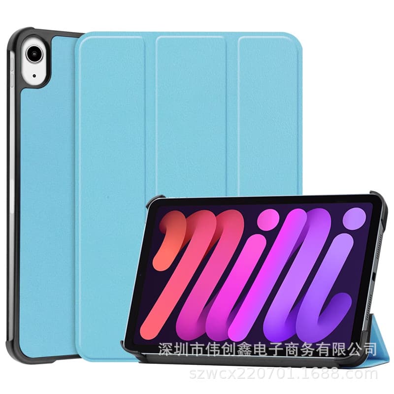 Compatible with 2024 iPad Mini 7 Protective Case iPad Mini 7 Leather Case 8.3-Inch 2024 Mini Tri-Fold Protective Case