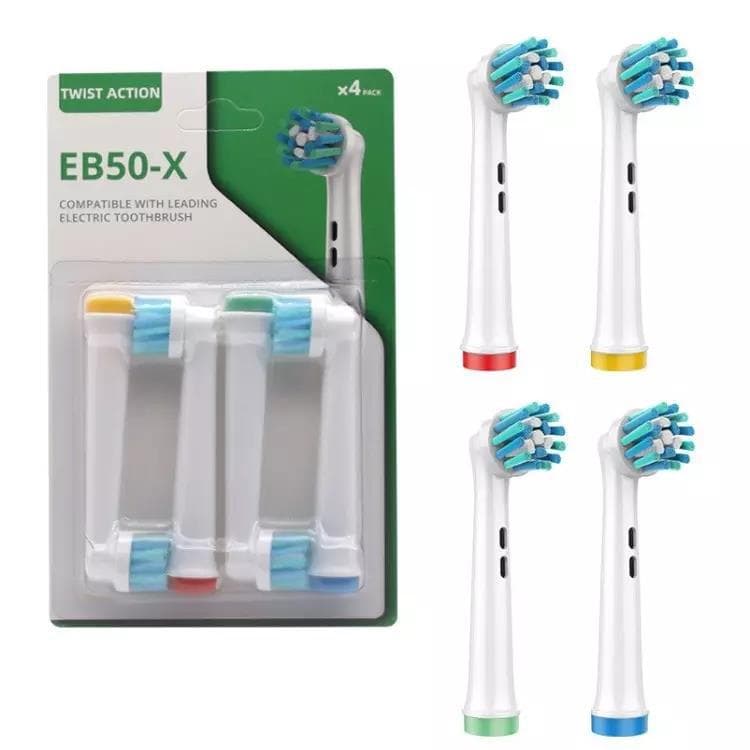 EB50X multi-angle/EB-60X compatible with Oral-B replacement rotating brush heads unisex electric toothbrush head DuPont bristles