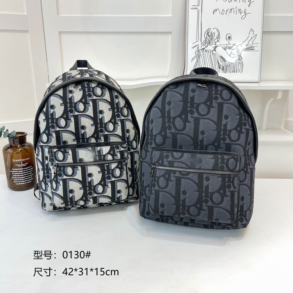 Dee Home European and American Style Laptop Backpack, Cross-border Trade Casual Travel Bag, Large Capacity Student School Bag, Trendy