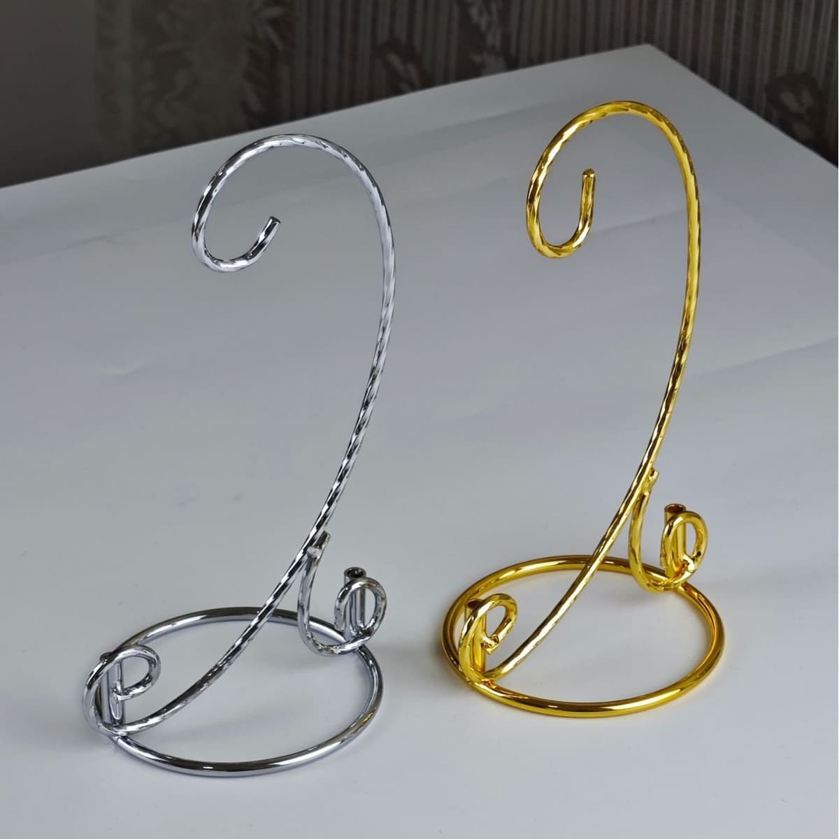 Threaded jewelry hook rack, wine rack, kitchen decorative rack, creative teacup iron hook rack