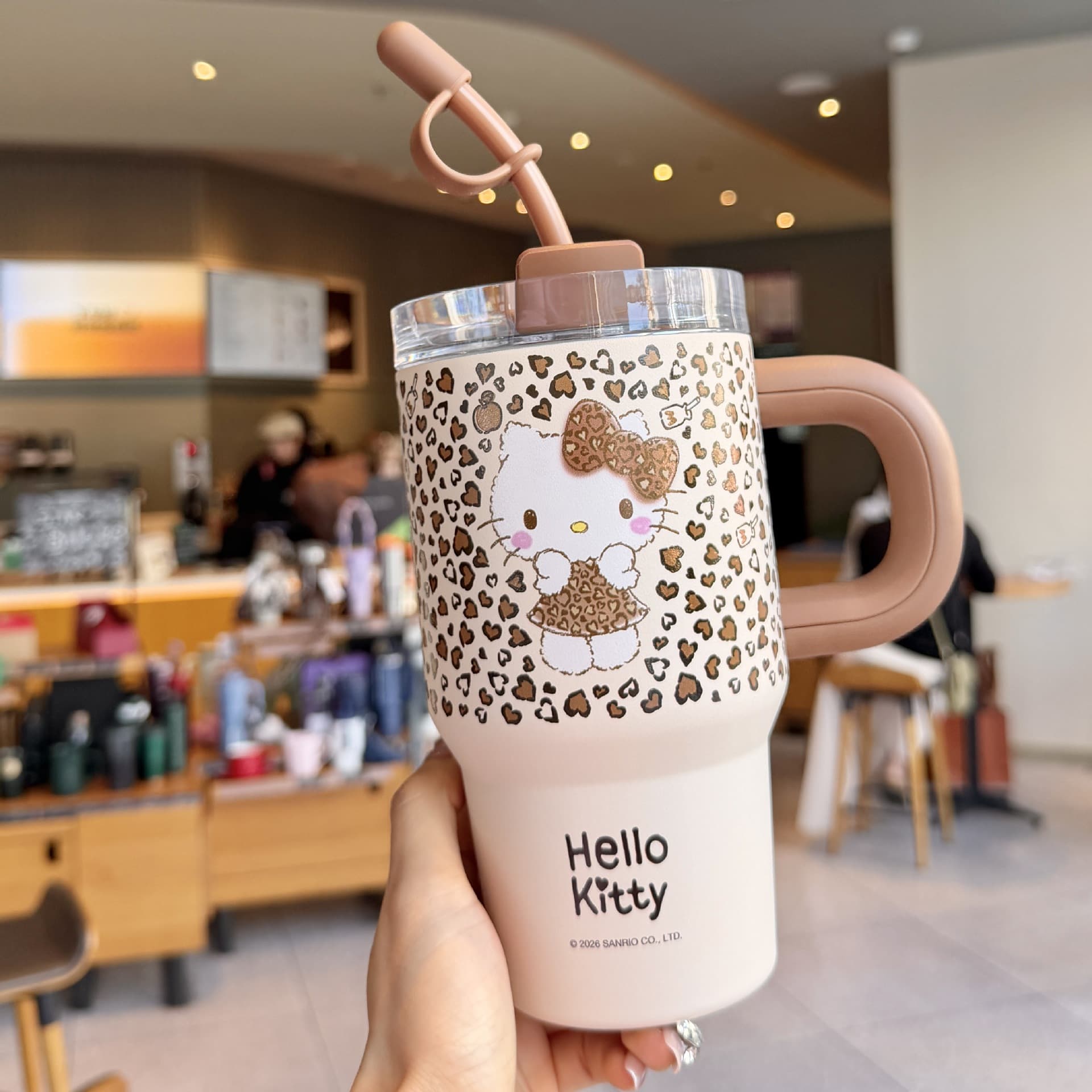 HelloKitty thermos cup for ladies, good-looking 2026 new cute water cup, birthday gift for best friend
