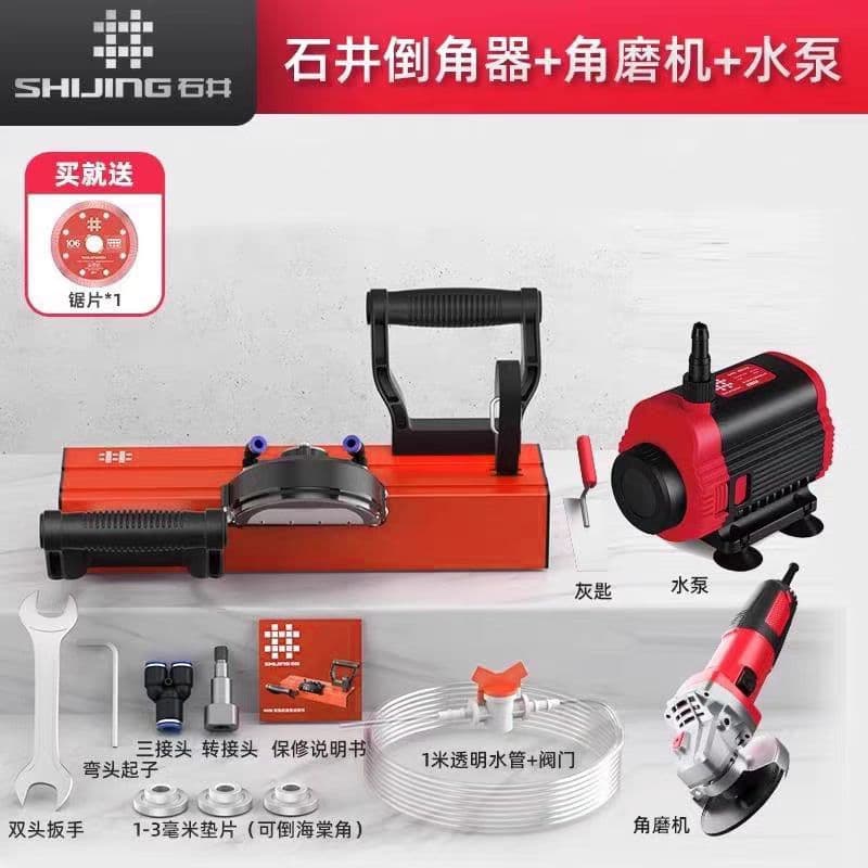 Portable 45-Degree Chamfer Tool for Hand Use, Tile Chamfering Cutter Angle Grinder Machine