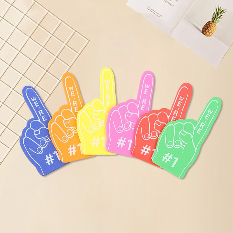 EVA Cheer Gloves Student Sports Games Cheer Props Foam Finger Sleeves Wholesale