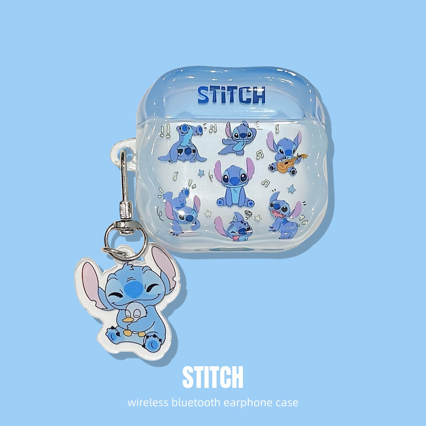 Stitch Compatible Apple AirPods 4th Gen Case Pro 3rd Gen 2nd Gen Bluetooth Headphone Shell Lilo & Stitch