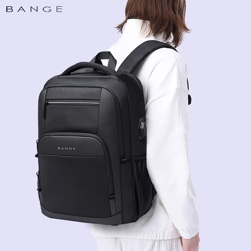 Bange new backpack college student schoolbag computer waterproof backpack business men's backpack backpack