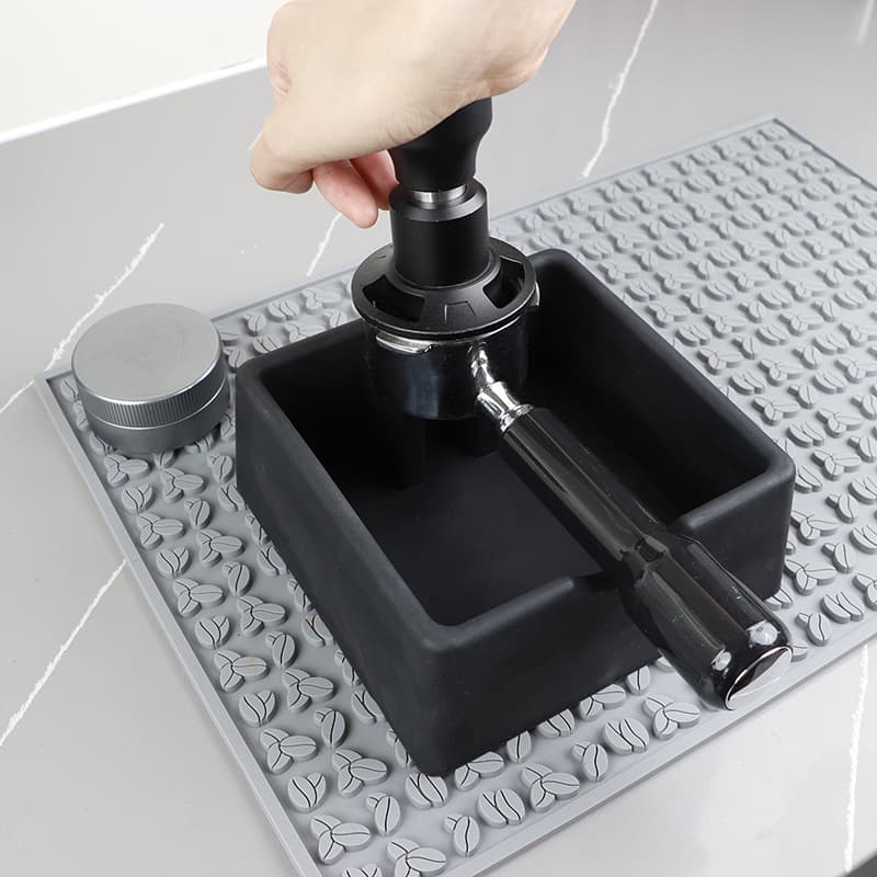 Slag bucket press powder seat household knocking slag bucket silicone silent knocking slag box coffee grounds trash can coffee machine supporting pour
