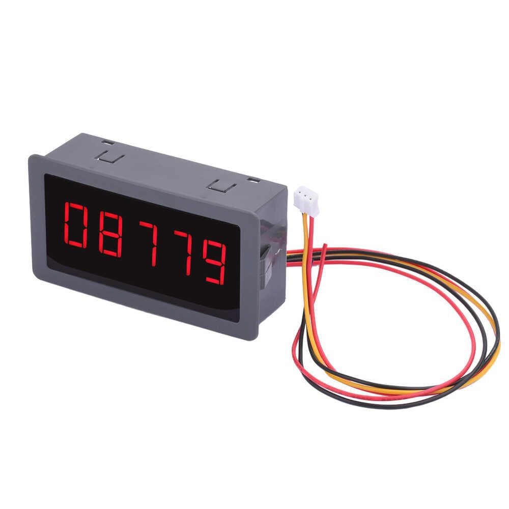 Brushless motor tachometer, 5-digit high-precision LED frequency meter, pulse signal speed meter head