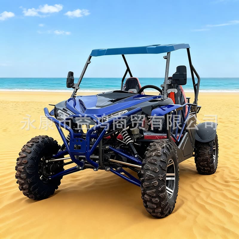 ATV 350CC Motorcycle All-Terrain Four-Wheel Off-Road Vehicle Fuel Sand Vehicle Large Adult Mountain Vehicle Four-Wheel Drive