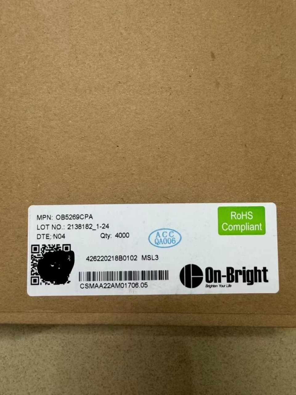 OB5269CPA OB5269 SMD SOP8 LED Display Power Chip IC