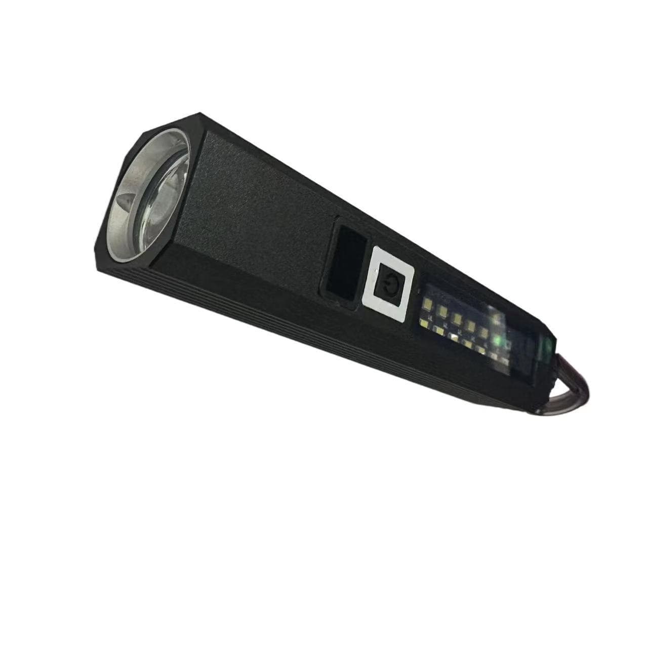 Cross-border New White Laser Flashlight Digital Display Memory Function Super Bright Long Range Multi-function Red Blue Warning Light