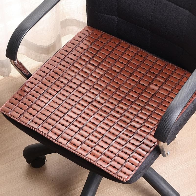Summer Mahjong Cooling Bamboo Mat Office Sofa Cooling Seat Cushion Chair Breathable Summer Student Hairdressing Car Seat Sweat-Resistant