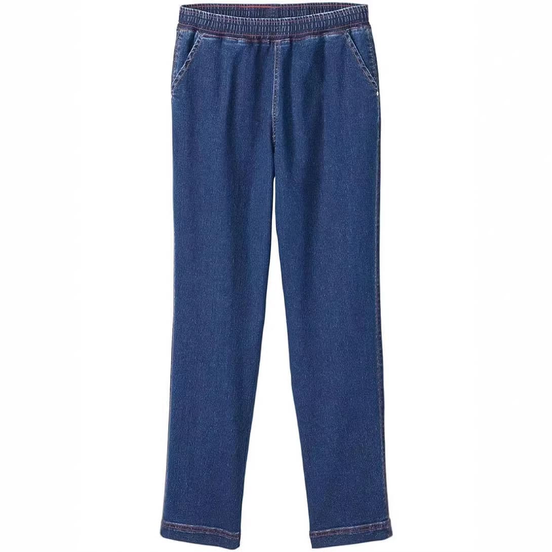 European and American 2025 new products Amazon cross-border foreign trade summer casual slimming jeans for women slim-fitting butt-lifting trousers for women
