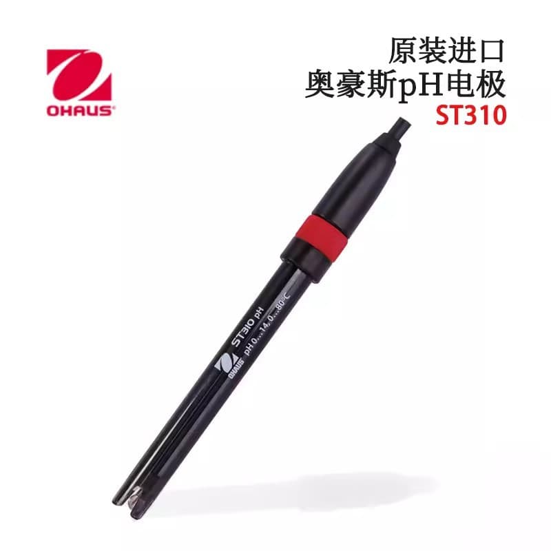 OHAUS ST210 pH Electrode, Refillable Plastic Body Combination Electrode