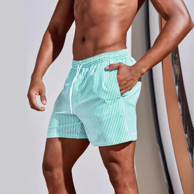 Men's Large Size Quick-Drying Loose Thin Men's Shorts Sports Casual Floral Pants Temu Hot Style