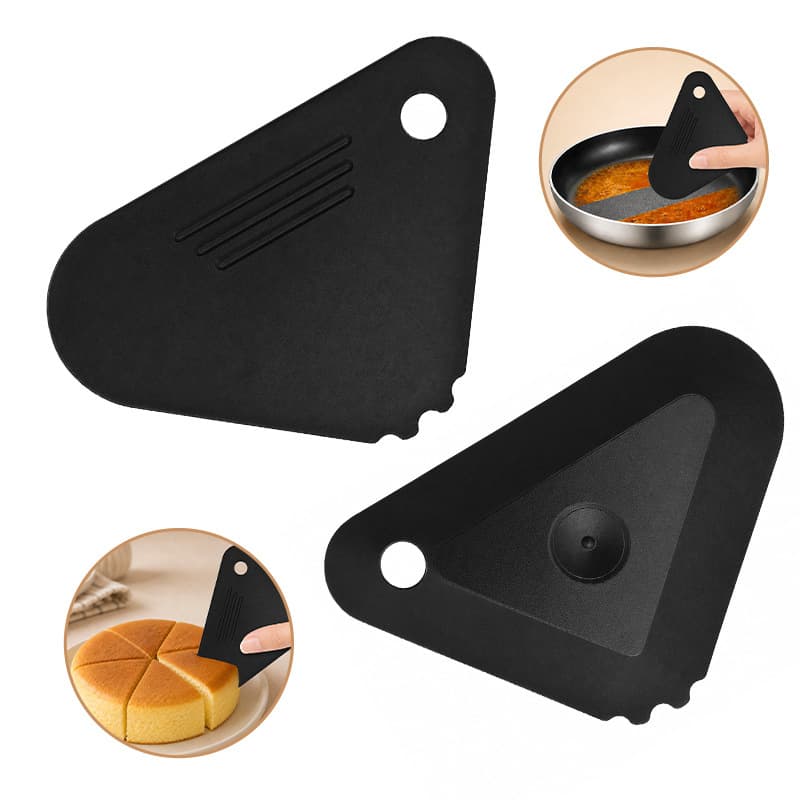 In Stock PC Scraper Tool Cast Iron Pan Cleaning Scraper Household Hygiene Oil Stain Cleaning Scraper Board Wholesale