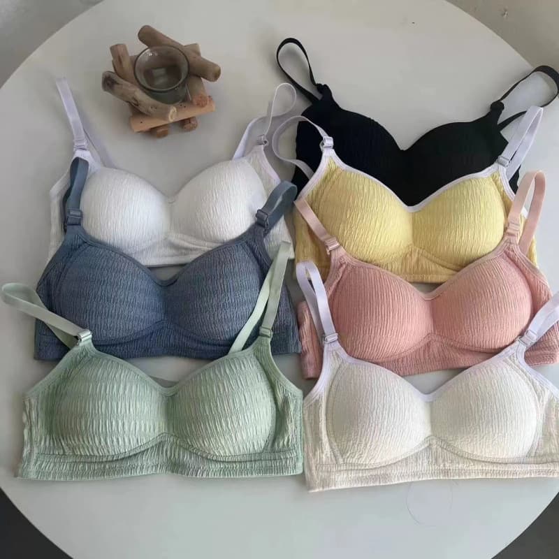 2025 New Style Girlish Bra - Push-up for Small Busts, Makes Bust Look Larger, Seamless, Wire-free, and Supports Side Bra