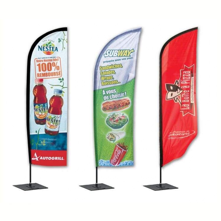 Cross-Border Supply 5.5M Cross-Border Water-Filled Blade Flag Outdoor Advertising Flagpole Square Flagpole Various Bases Water Drop Beach