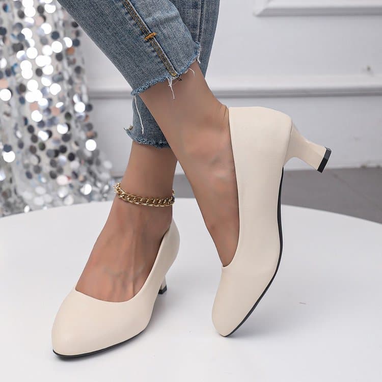 Cross-border 2024 New Style Elegant Sexy Fashion Women's Shoes, Stiletto Heels, Pointed Toe, Low Cut, Spring and Autumn Flats